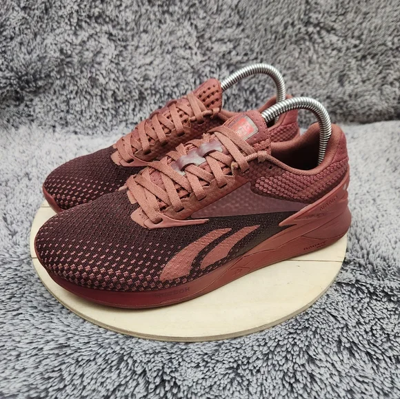 Reebok Nano X3 Cross Training Athletic Sneakers Pink Weightlifting Women's 7.5 - Picture 4 of 9